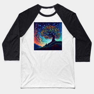 Mystical Psychedelic Oasis Baseball T-Shirt